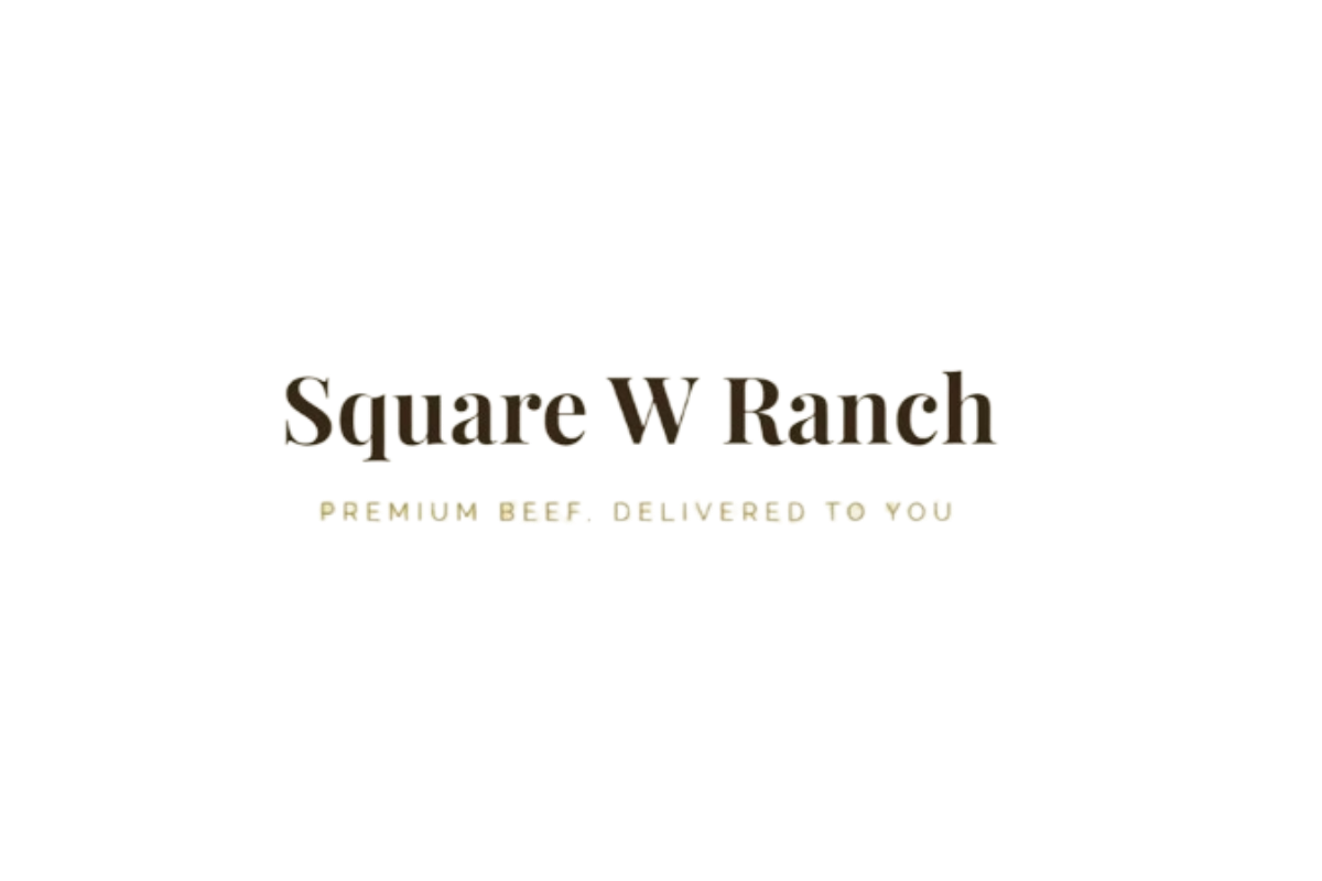 A green square w ranch logo with the words " square w ranch ".